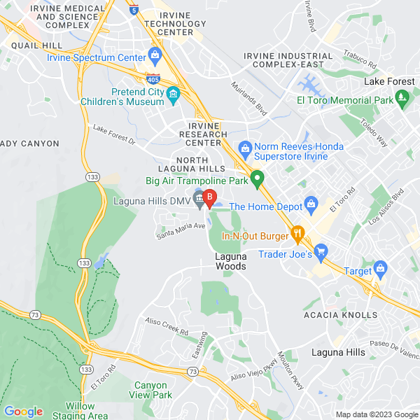 Maple Cabinet Group location map: 23572 Moulton Pkwy #101, Laguna Woods, CA